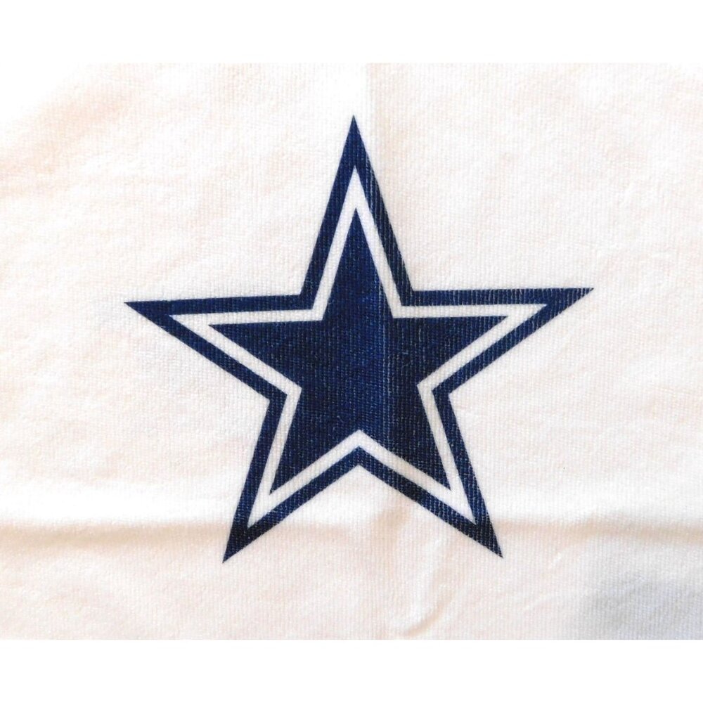 Dallas Cowboys Philadelphia vs Dallas Game Day Rally Towel White AT&T NFL Star - Picture 2 of 5